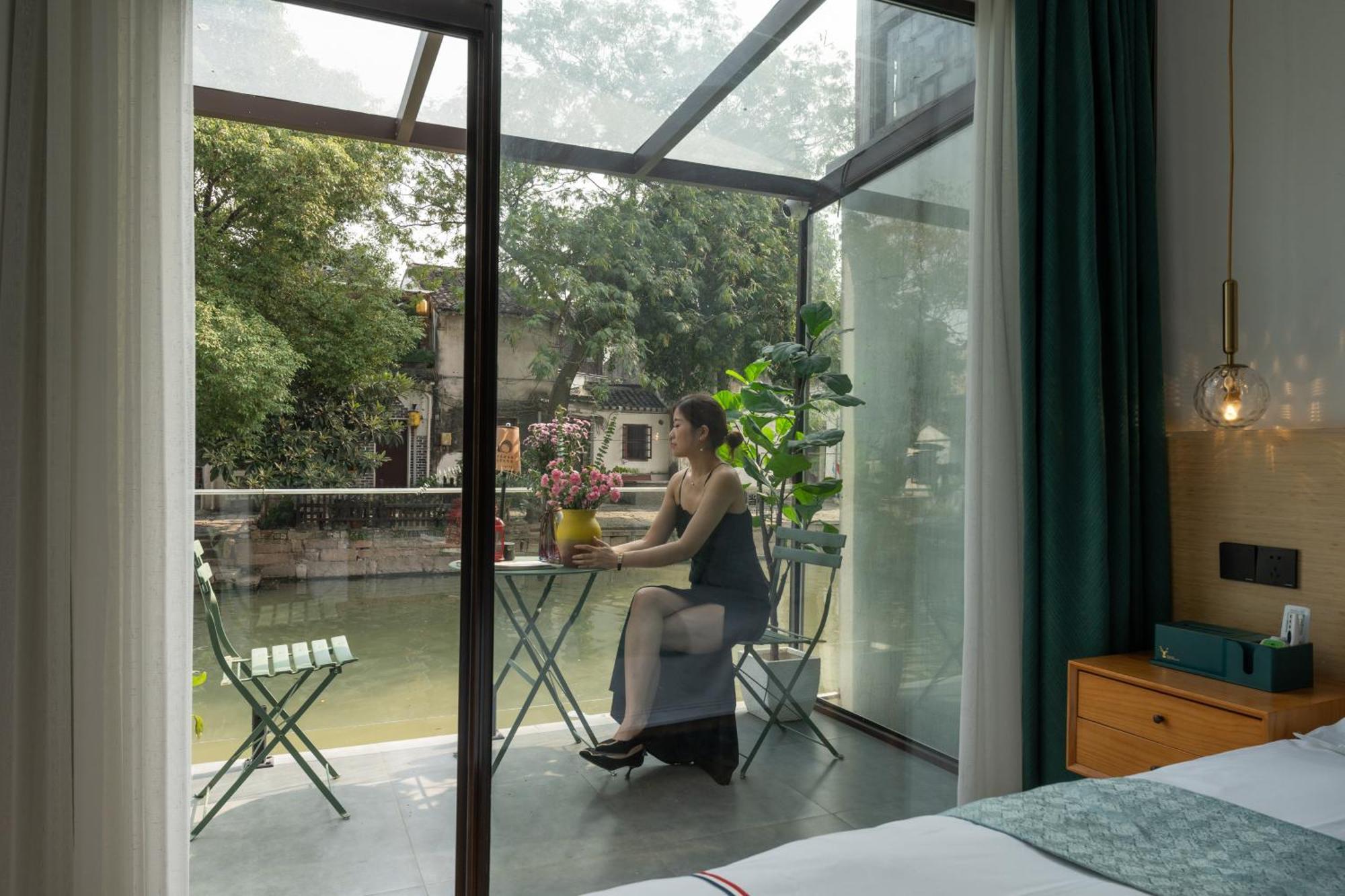 Tongli Slowlife River View Inn Suzhou  Exterior foto